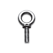 AZTEC LIFTING HARDWARE Eye Bolt With Shoulder, 5/16", 1-1/8 in Shank, 7/8 in ID, Stainless Steel, Polished SSS516